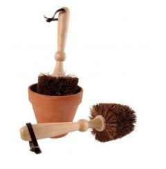 Plant pot cleaning brush